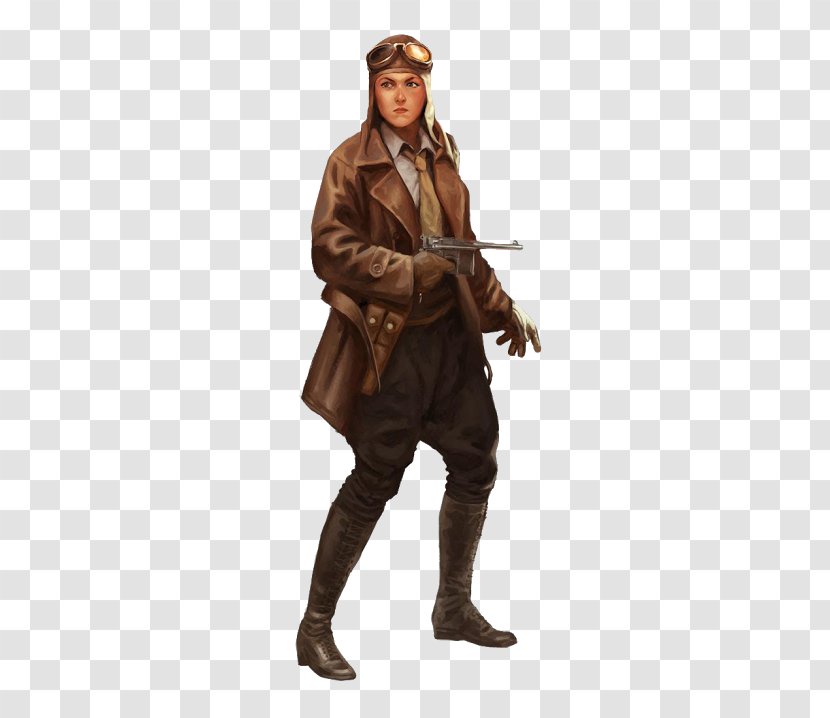 Dieselpunk Character Woman Art Design - Concept - Western Steampunk Girls Transparent PNG