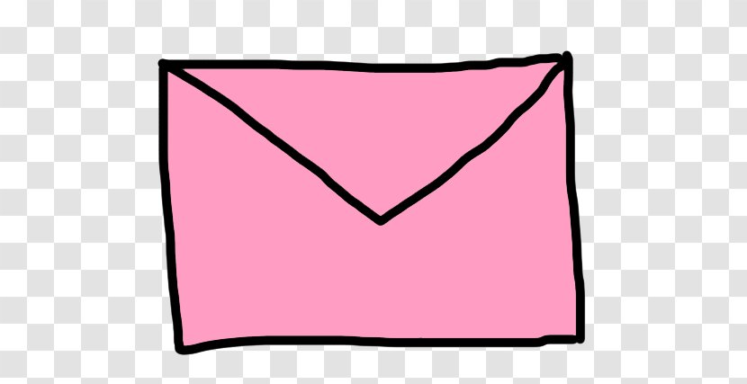 Line Point Pink M Clip Art - Red - Envelope Transparent PNG