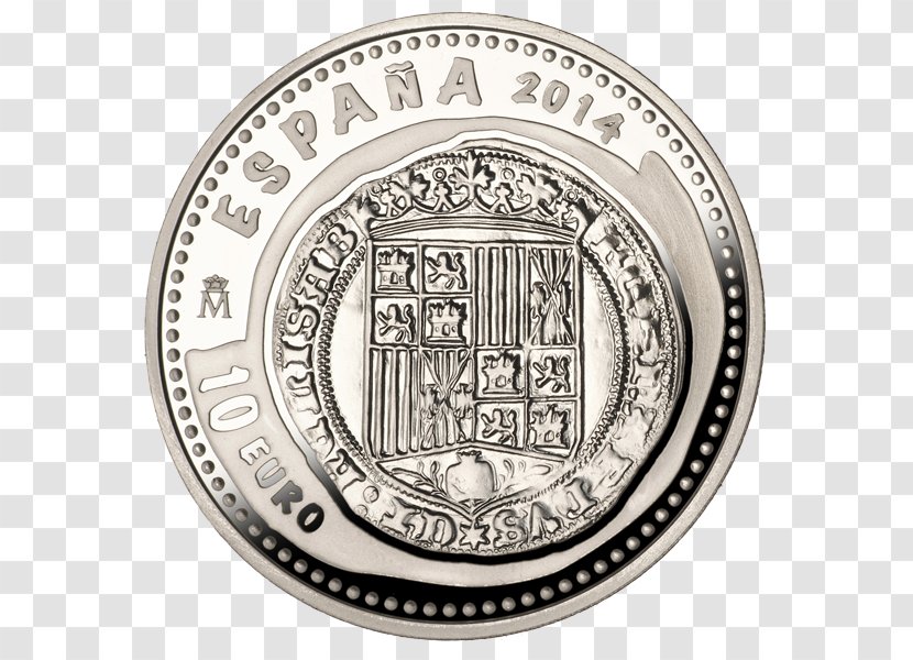 Euro Coins Silver Numismatics - Money - Coin Transparent PNG