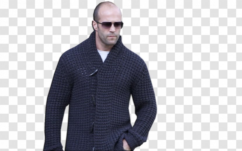 Cardigan Sweater Outerwear Jacket Sleeve - Jason Statham Transparent PNG