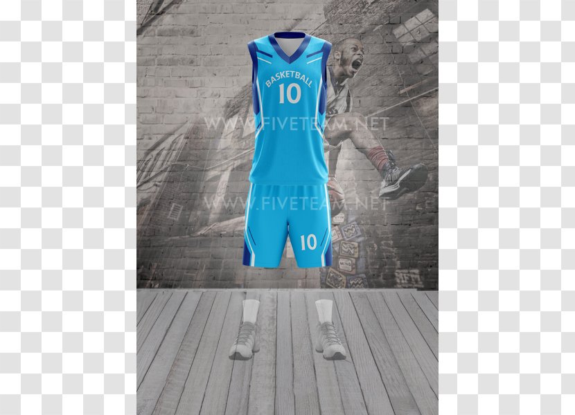 Jersey Kit Uniform Flash Basketball - Aqua - BasketBOL Transparent PNG