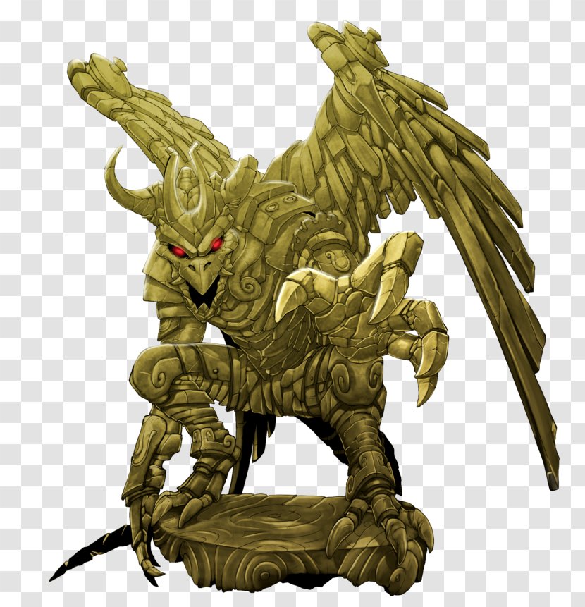Gargoyle Art Monster Model Sheet - Statue - Dnd Transparent PNG