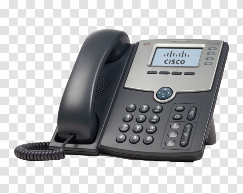 VoIP Phone Cisco SPA 504G Session Initiation Protocol Port Voice Over IP - Answering Machine - Business Transparent PNG