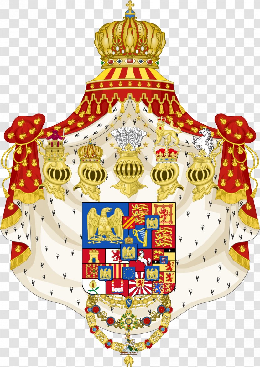 Confederation Of The Rhine First French Empire House Bonaparte Coat Arms Crest - Netherlands - European Castle Transparent PNG