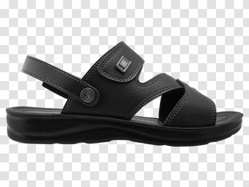 Slide Shoe Sandal - Black Transparent PNG