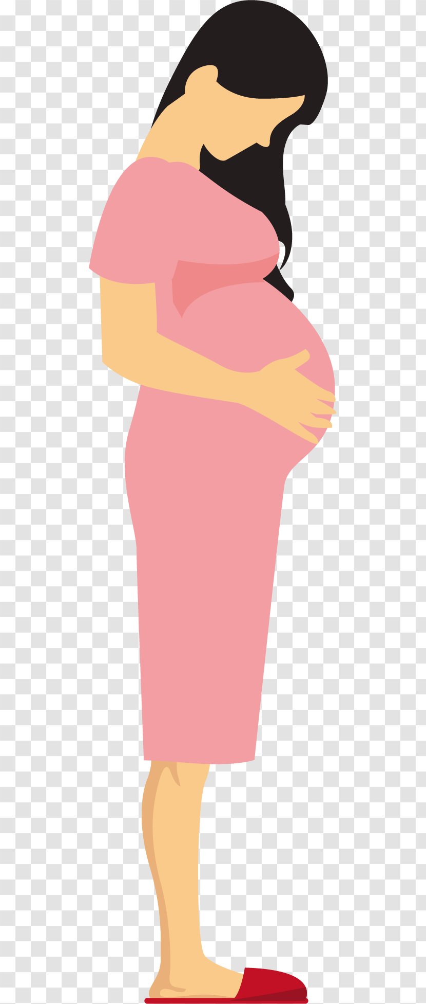 Pregnancy Illustration - Headgear - Character Outline Transparent PNG