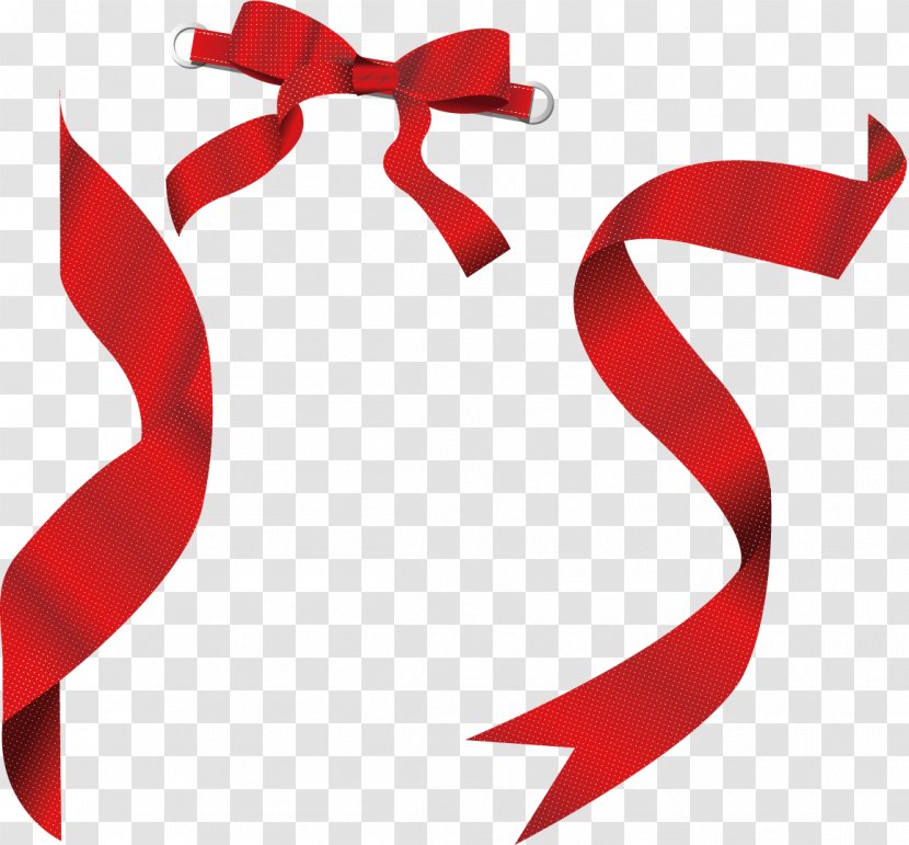 Red Ribbon - Cute Bow Transparent PNG