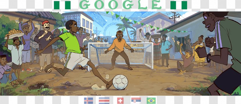2018 World Cup Russia Google Doodle Nigeria Transparent PNG