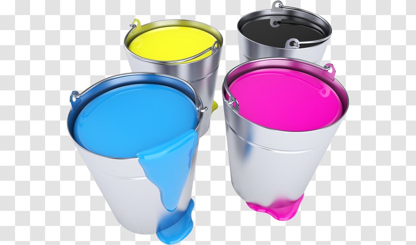 Enamel Paint Color Drywall Primer - Bucket Transparent PNG