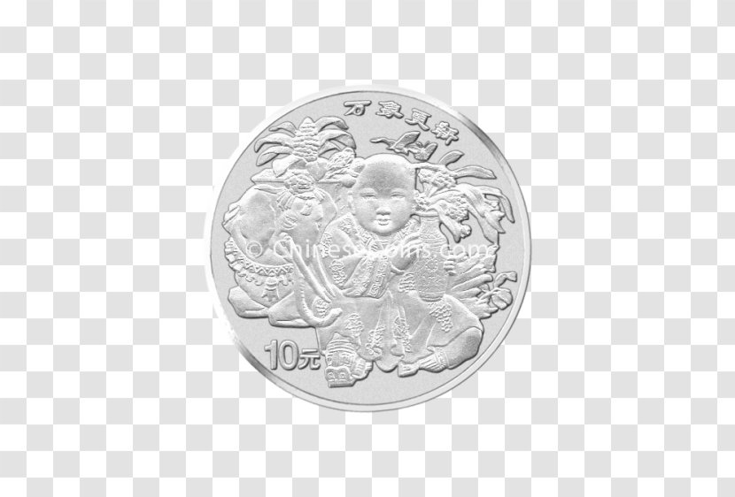 Silver Coin Metal Money Currency - Auspicious Transparent PNG