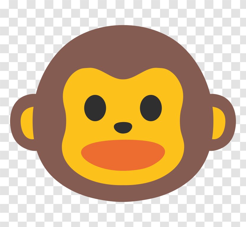 Emoji Monkey Unicode Clip Art - Mammal Transparent PNG