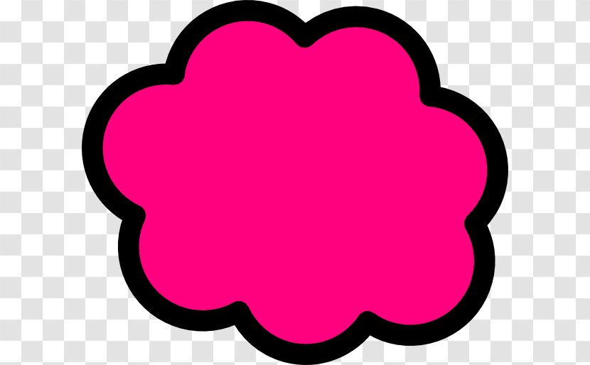 Cloud Clip Art - Magenta - Pink Transparent PNG