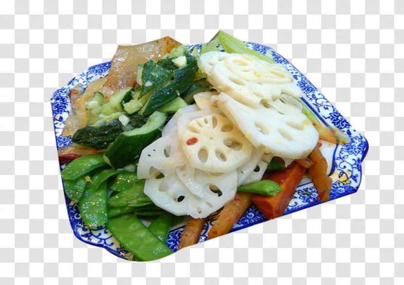 Namul Buffet Lotus Root Food - Salad Transparent PNG