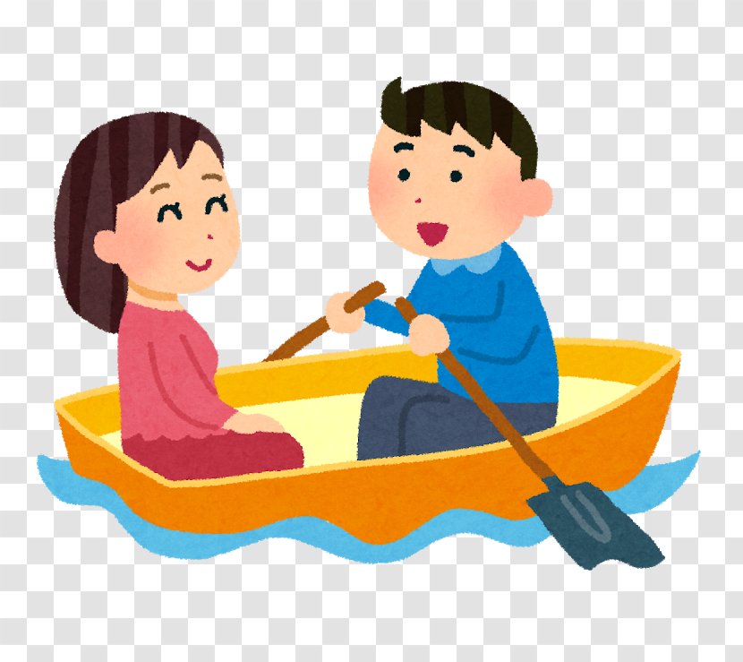 Dating Couple Girlfriend リア充 Marriage - Boat Transparent PNG