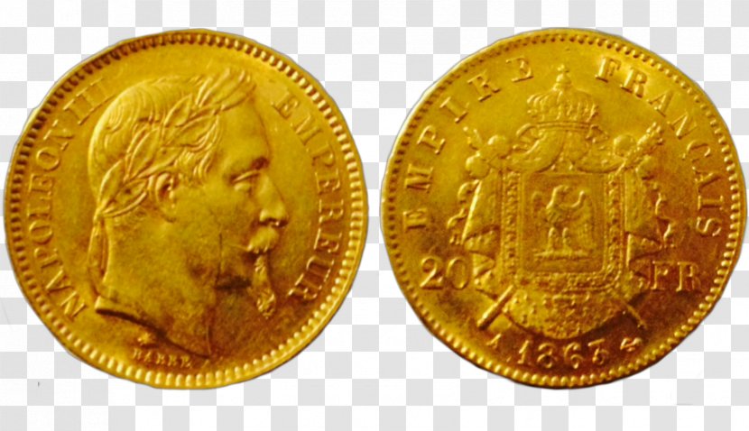 Gold Coin Krugerrand Napoléon - Ounce Transparent PNG