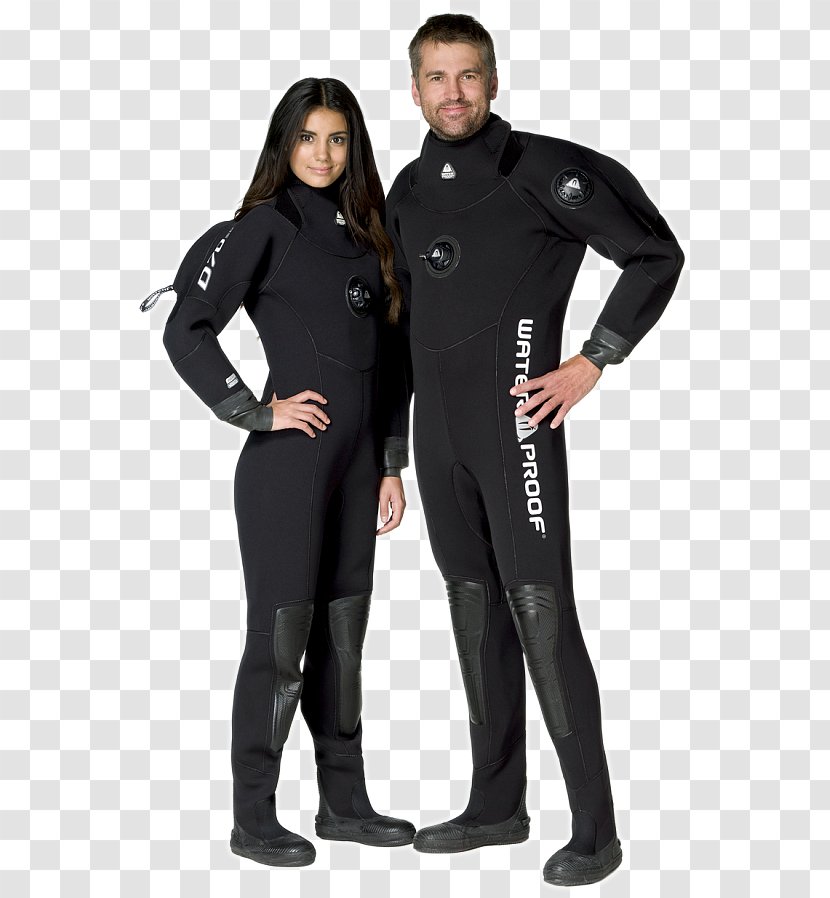 Dry Suit Underwater Diving Scuba Wetsuit - Mares - In Small Material Transparent PNG