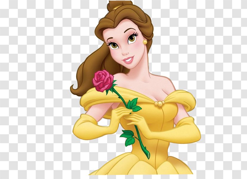 Belle Beauty And The Beast Clip Art - Flower Transparent PNG