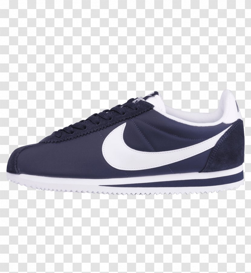 Nike Classic Cortez Nylon Women's Sports Shoes - White - First Swoosh Transparent PNG