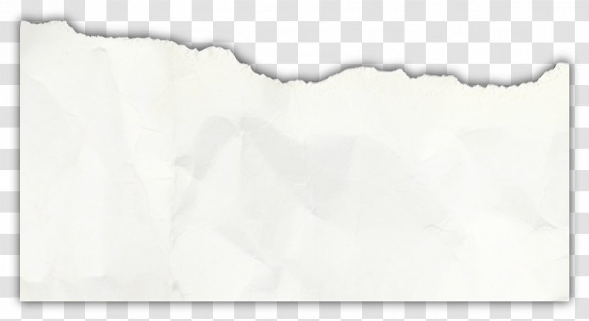 Paper White Material Black - Tear Transparent PNG