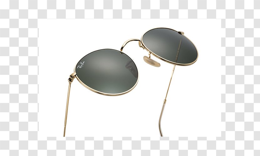Ray-Ban Round Metal Aviator Sunglasses - Eyewear - Ray Ban Transparent PNG