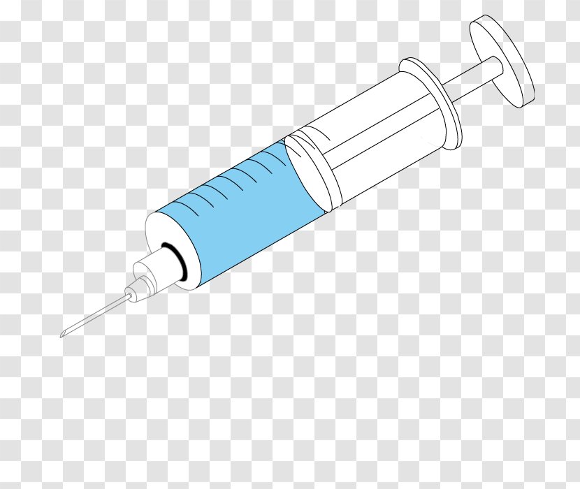 Injection Hypodermic Needle Syringe - Vecteur - Vector Model Transparent PNG
