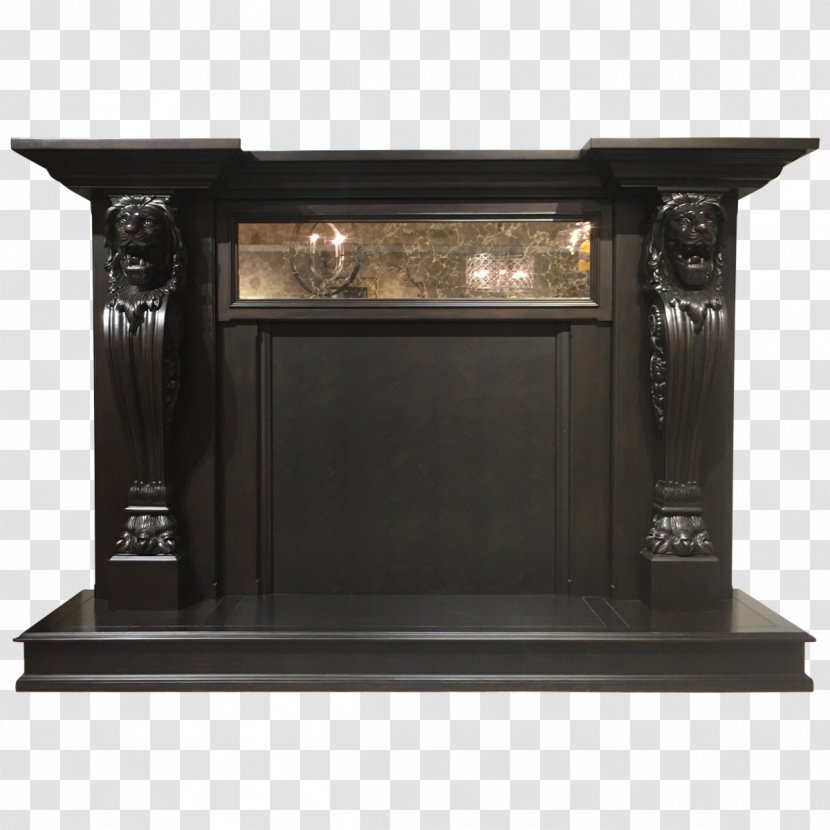 Fireplace Mantel Furniture Mirror Table - Art - Mirrored Transparent PNG