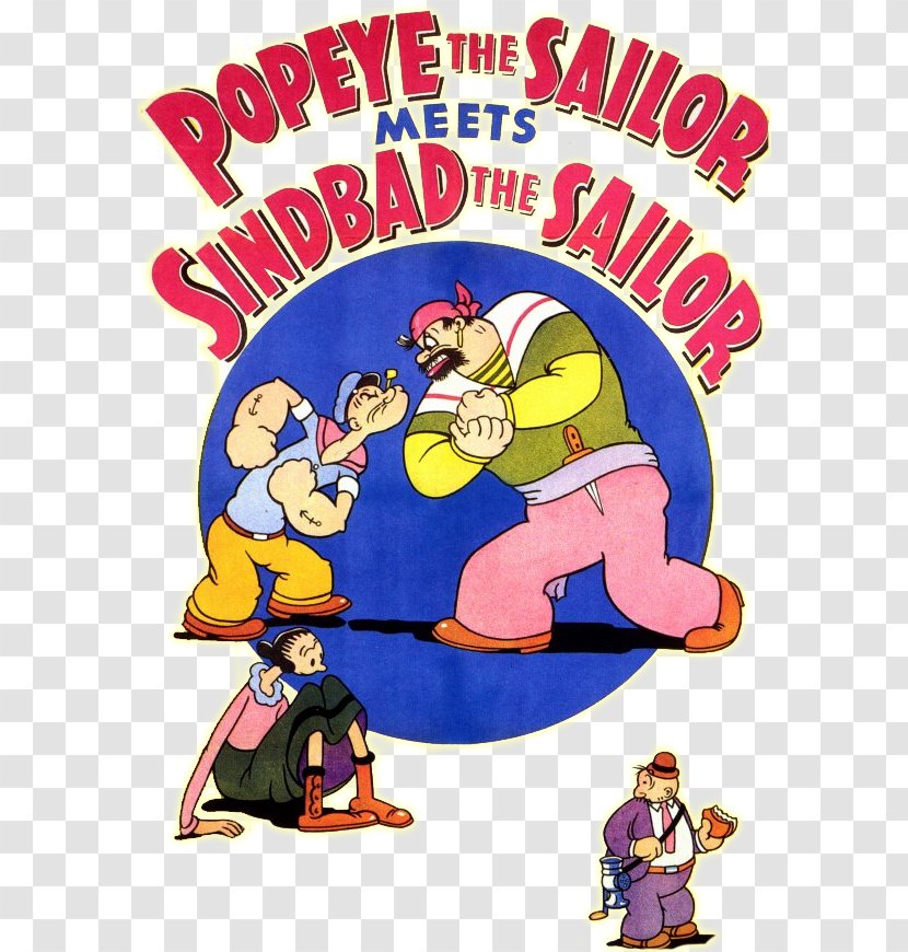 Popeye Sinbad One Thousand And Nights Short Film - Art - Animation Transparent PNG