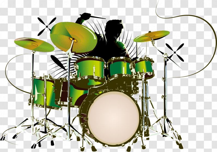 Drums Drummer - Flower Transparent PNG