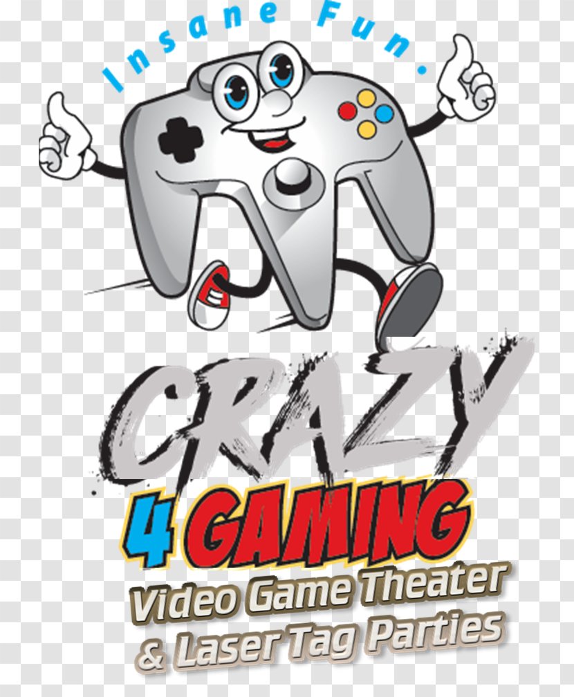 Video Games Clip Art Illustration - Logo - Truck Nuts Crazy Transparent PNG
