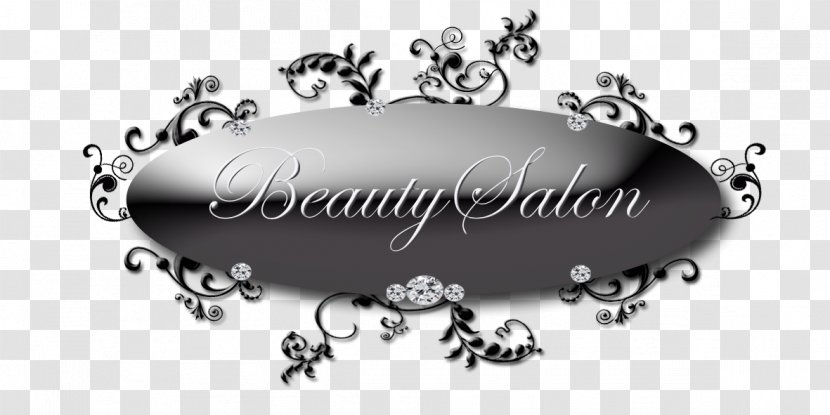Beauty Parlour Logo Hairdresser Barber - Black And White - Hairdressing Transparent PNG
