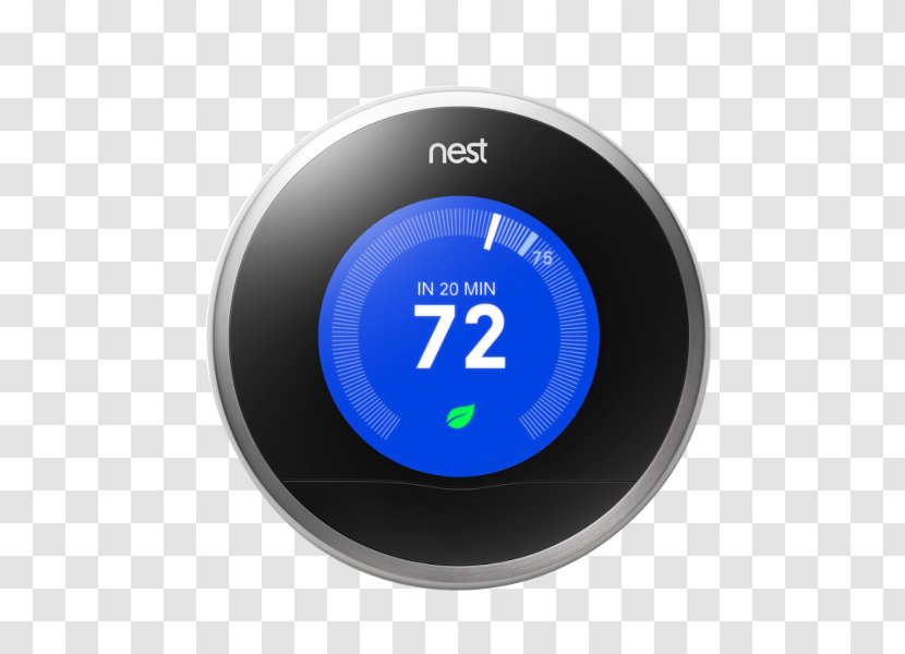Nest Learning Thermostat Labs Smart Home Automation Kits - Warm Oneself Transparent PNG