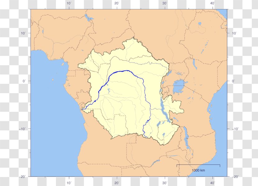 Uele River Boyoma Falls Congo Nile - Map - Politician Transparent PNG