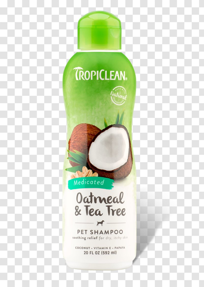 Dog TropiClean Awapuhi And Coconut Pet Shampoo Tropiclean Waterless Oatmeal Tea Tree Transparent PNG