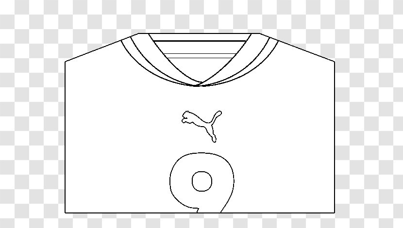 Paper Line Art Neck Collar Font - White - Coupe Du Monde Transparent PNG