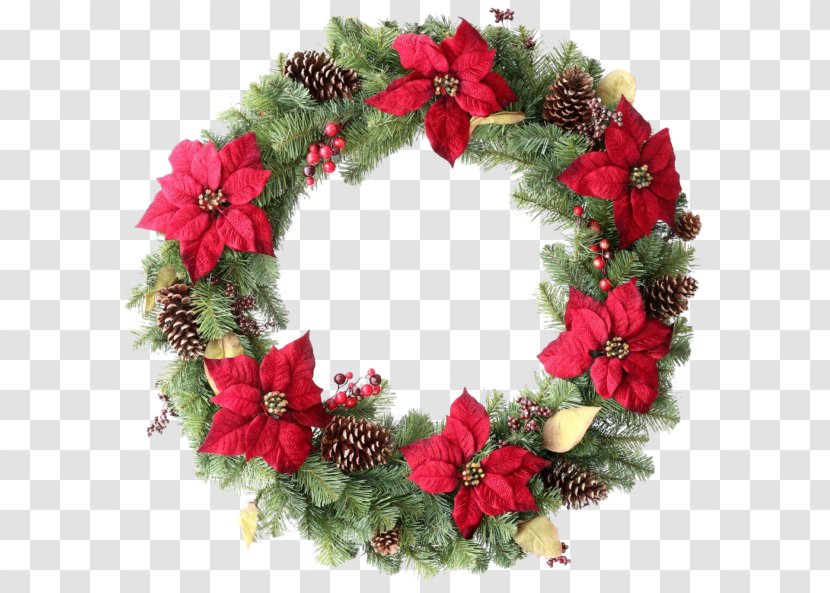 Wreath Christmas Day Ornament Garland - Holly Transparent PNG