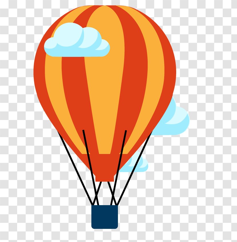 Clip Art Balloon Image - Flat Design - Hot Air Transparent PNG