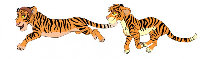 Tiger II Lion Simba Clip Art - Wildlife - King Cliparts Transparent PNG