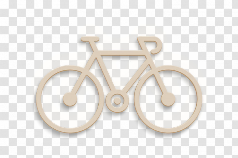 Leisure Icon Bicycle Facing Right Icon Transport Lines Icon Transparent PNG