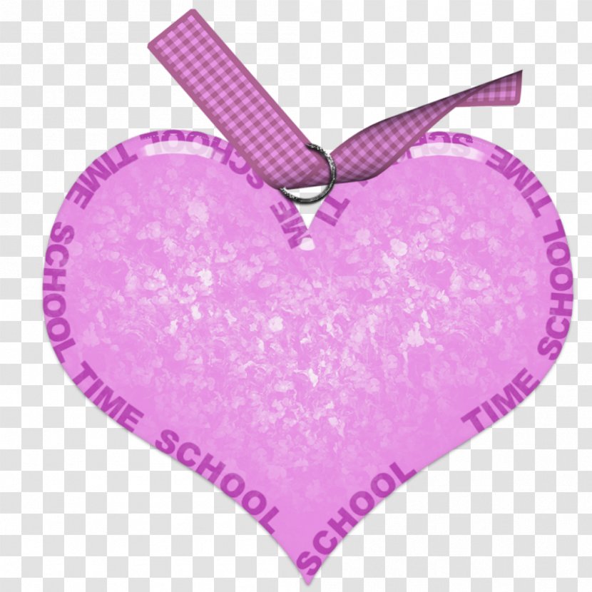 Pink M Heart Transparent PNG