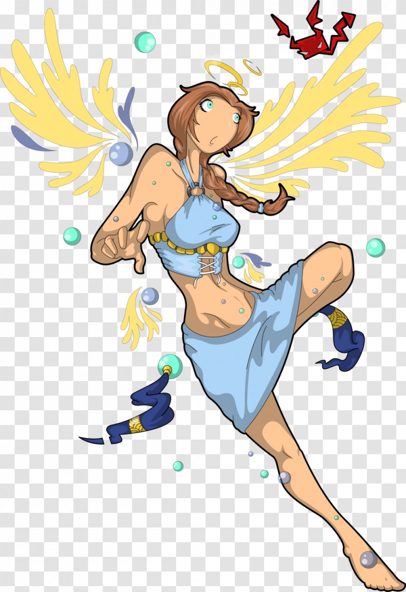 Fiction Work Of Art Character - Silhouette - Angel Transparent PNG