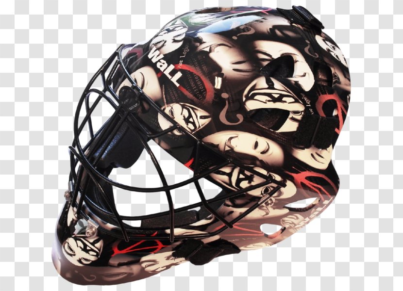 Floorball Goalkeeper TKKF Jadberg Pionier Tychy Goaltender Mask - Personal Protective Equipment - V For Vendetta Transparent PNG