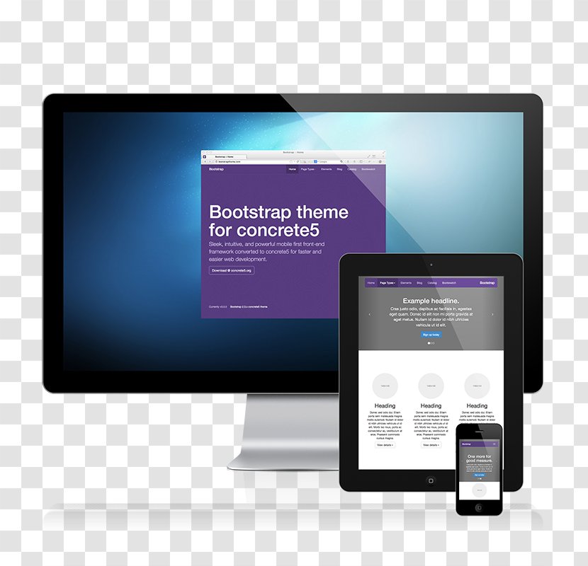 Bootstrap HTML Web Design Cascading Style Sheets Transparent PNG