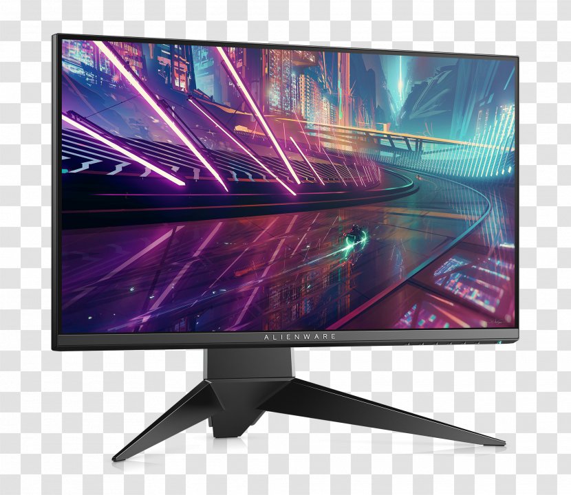 Dell Computer Monitors Alienware Nvidia G-Sync Refresh Rate - Monitor Transparent PNG