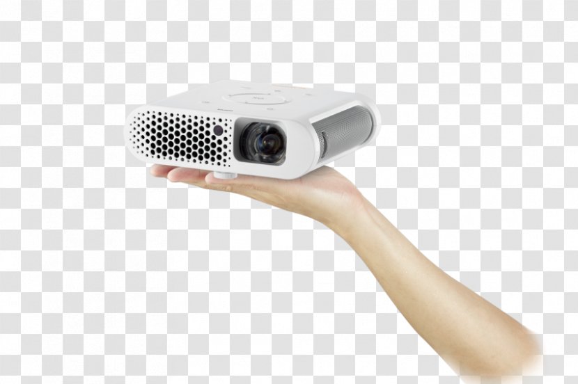 Multimedia Projectors BenQ Qcast Handheld Projector - Wireless Speaker - Portable Transparent PNG