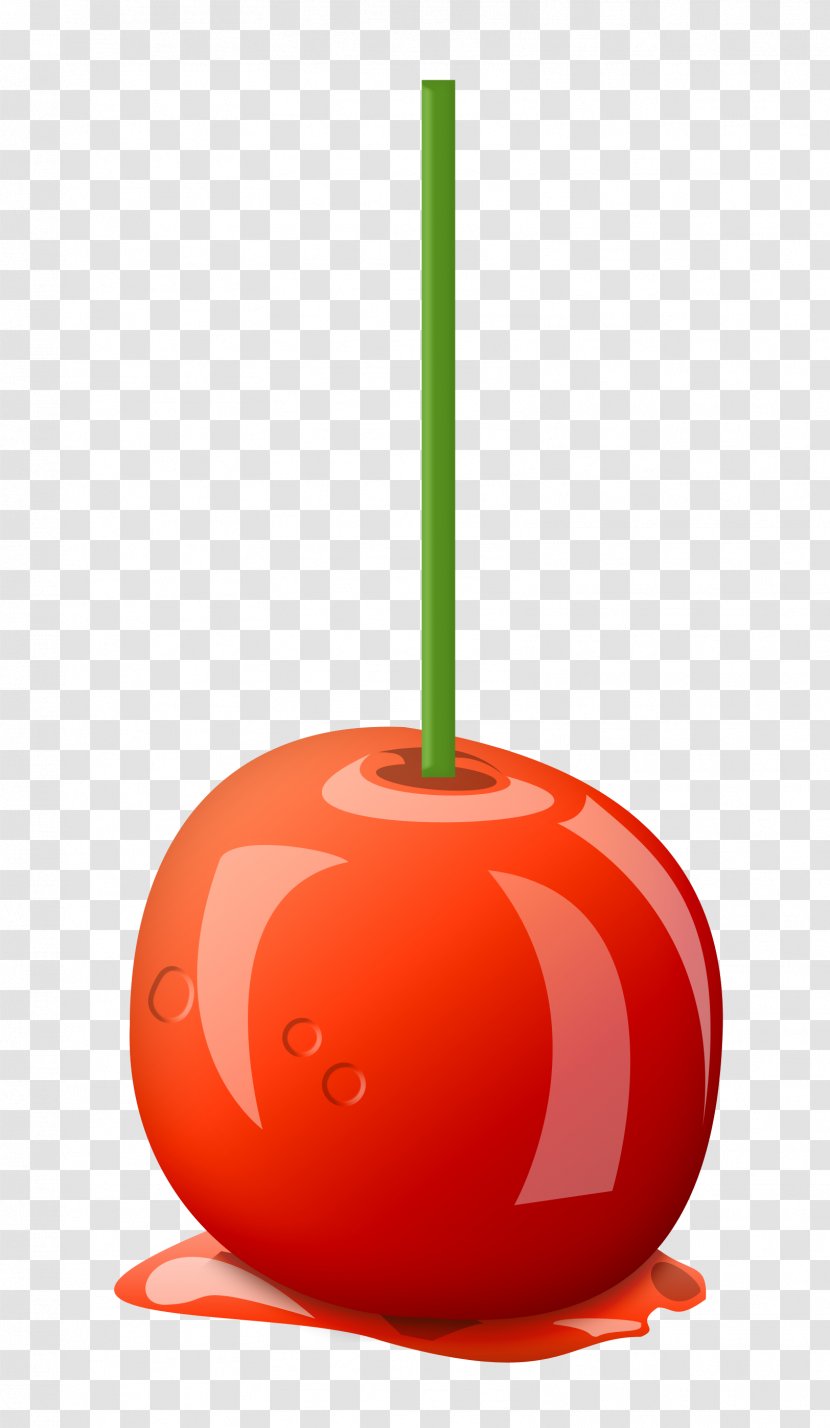 Candy Apple Cane Dessert - Pumpkin Transparent PNG