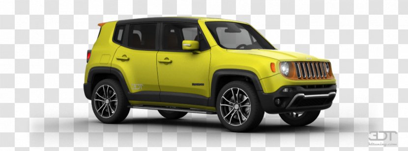 Jeep Renegade Compact Sport Utility Vehicle Off-road - Automotive Exterior Transparent PNG