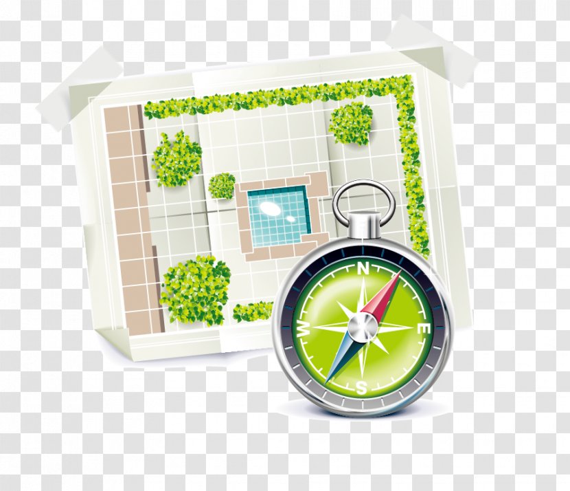 Garden Tool Gardening Icon - Yellow - Cartoon Compass Transparent PNG