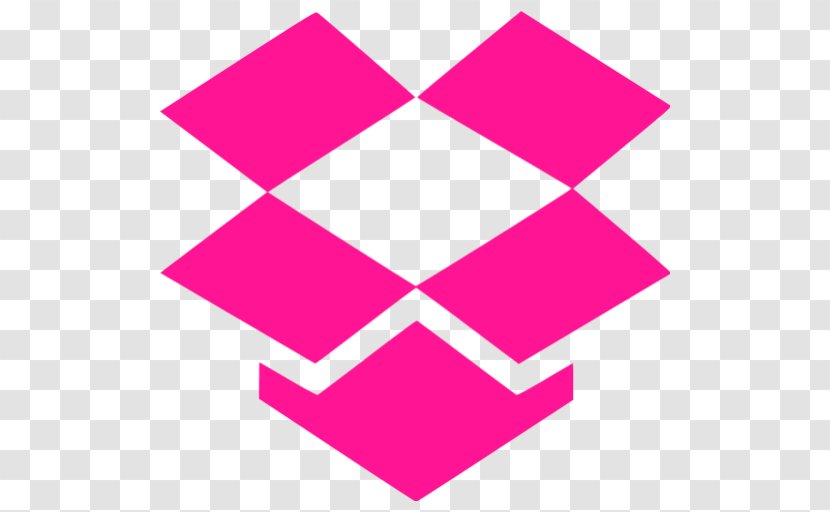 Dropbox Download - Pink - Magenta Transparent PNG