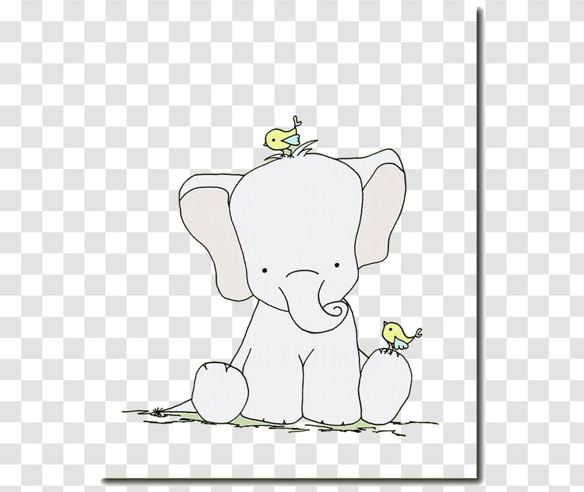 Dog Elephant Clip Art - Tree - Bird Transparent PNG