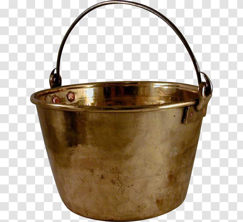 Copper Brass Bucket Metal Rivet - Stovetop Kettle Transparent PNG